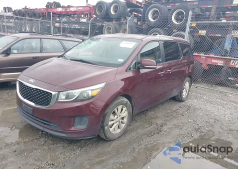 2015 Kia Sedona Lx из США, поврежденный, VIN KNDMB5C10F6057561